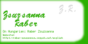 zsuzsanna raber business card